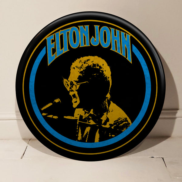 Elton John GIANT 3D Vintage Pin Badge