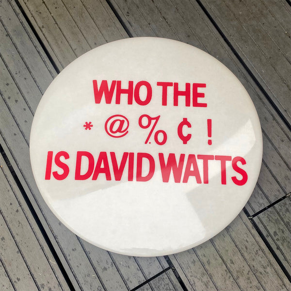 The Jam, David Watts GIANT 3D Vintage Pin Badge