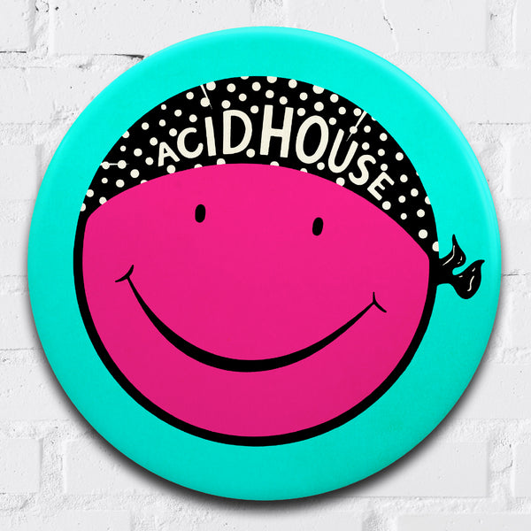 Acid House 2 GIANT 3D Vintage Pin Badge