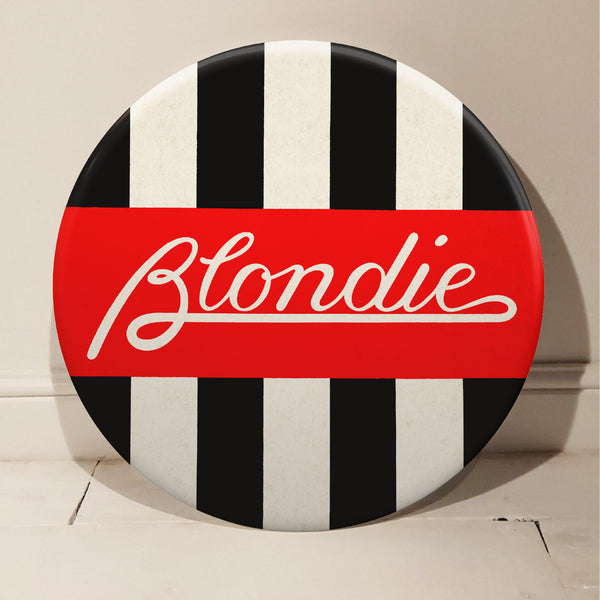Blondie, Parallel Lines GIANT 3D Vintage Pin Badge
