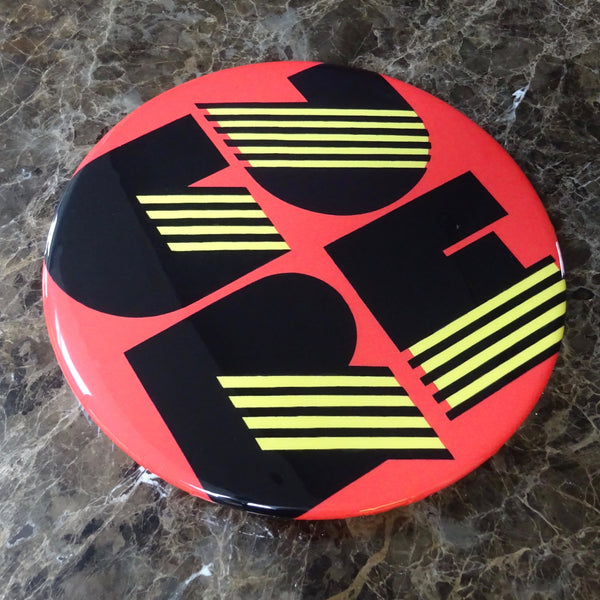The Cure GIANT 3D Vintage Pin Badge
