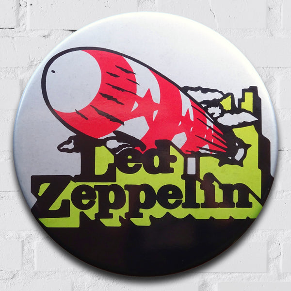 Led Zeppelin GIANT 3D Vintage Pin Badge