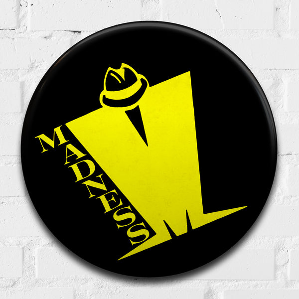 Madness GIANT 3D Vintage Pin Badge