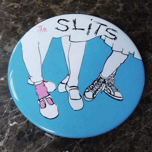 The Slits GIANT 3D Vintage Pin Badge