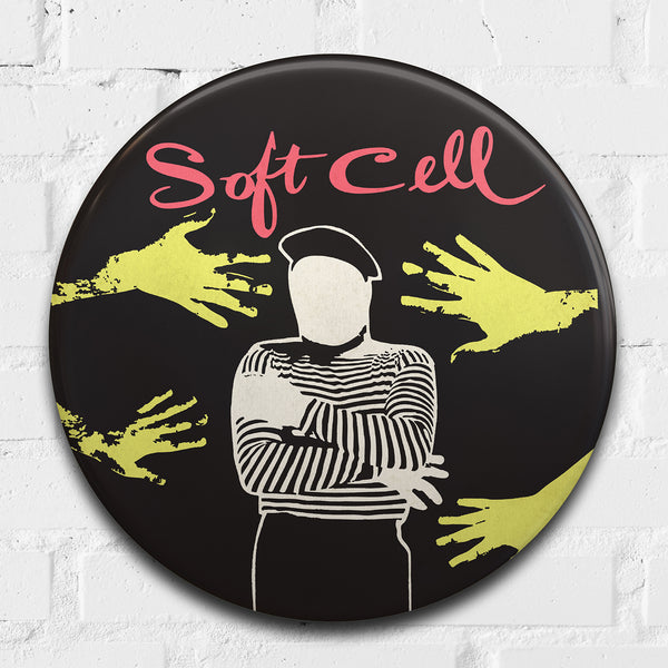Soft Cell GIANT 3D Vintage Pin Badge