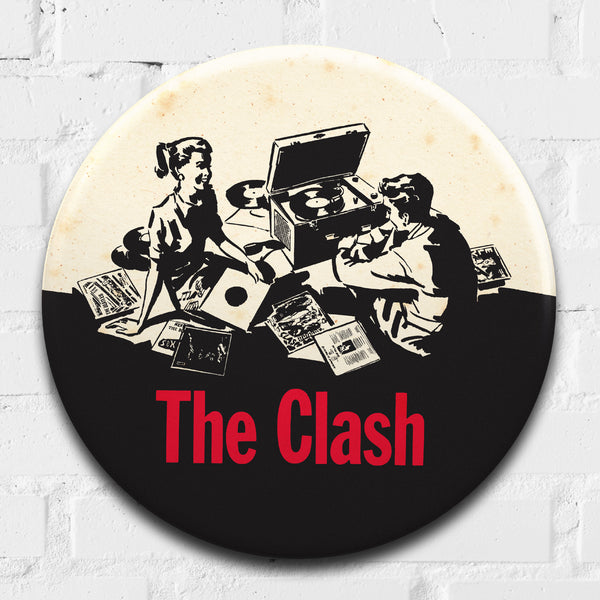 The Clash, London Calling Single GIANT 3D Vintage Pin Badge