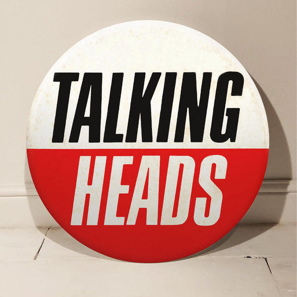 Talking Heads GIANT 3D Vintage Pin Badge