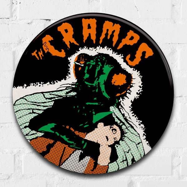 The Cramps, Human Fly GIANT 3D Vintage Pin Badge