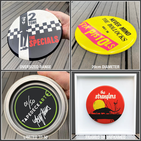 New Order GIANT 3D Vintage Pin Badge