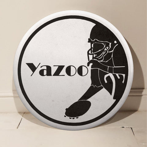 Yazoo GIANT 3D Vintage Pin Badge