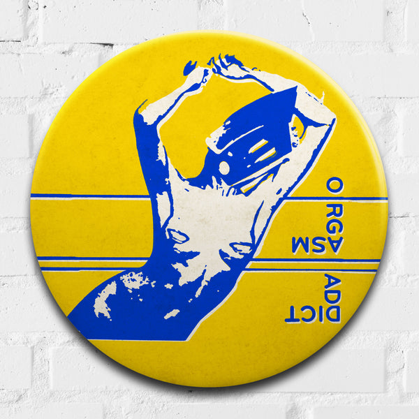 Buzzcocks, Orgasm Addict GIANT 3D Vintage Pin Badge