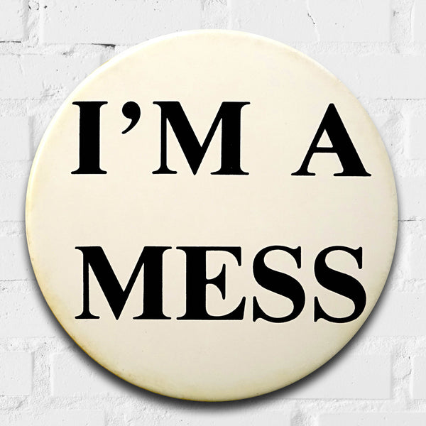 Stormtrooper - I'm A Mess (Sid Vicious) GIANT 3D Vintage Pin Badge