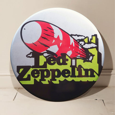 Led Zeppelin GIANT 3D Vintage Pin Badge
