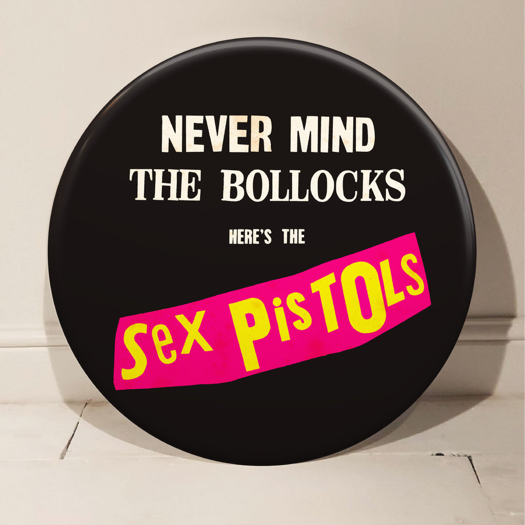 Sex Pistols, Never Mind The Bollocks (Black) GIANT 3D Vintage Pin Badge