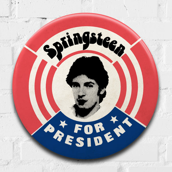 Bruce Springsteen GIANT 3D Vintage Pin Badge