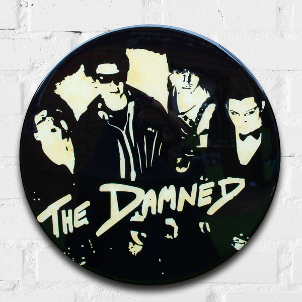 The Damned, New Rose GIANT 3D Vintage Pin Badge